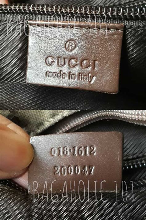 how are serial numbers written on gucci belts|how to authenticate gucci bag.